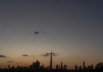  Dubai skyline city view, United arabic emirates