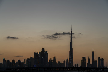 Poster - Dubai skyline city view, United arabic emirates