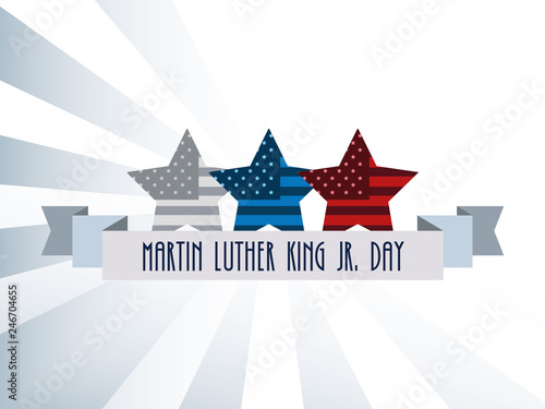 Fotomural martin luther king jr day poster