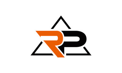 Poster - triangle RP letter logo