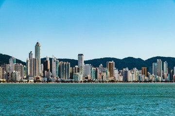 Poster - Balneario Camboriu Skyline, in Santa Catarina, Brazil