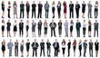 © ASDF - collage of a variety of business people standing in a row