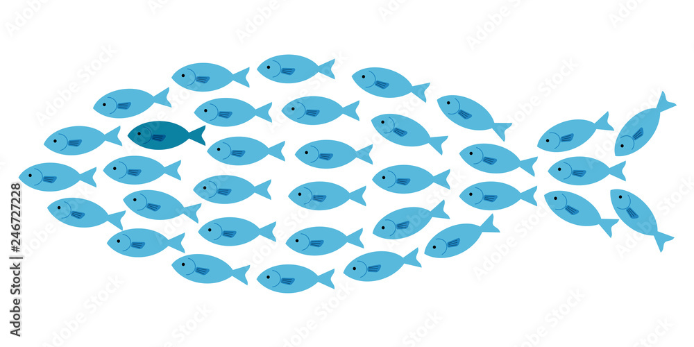魚の群れがつくる大きな魚 Adobe Stock でこのストックイラストを購入して 類似のイラストをさらに検索 Adobe Stock 魚の群れがつくる大きな魚 Adobe Stock でこのストックイラストを購入して 類似のイラストをさらに検索 Adobe Stock
