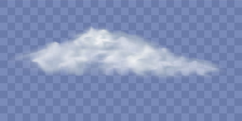 Wall Mural - vector of cloud transparent isolate
