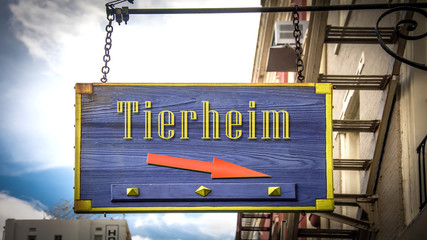 Sticker - Schild 403 - Tierheim