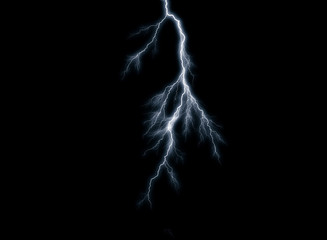 Wall Mural - Lightning overlay