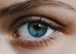 Leinwandbild Motiv close up of human eye