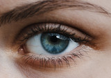 close up of human eye