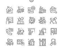 Home Inspections Well-crafted Pixel Perfect Vector Thin Line Icons 30 2x Grid For Web Graphics And Apps. Simple Minimal Pictogram