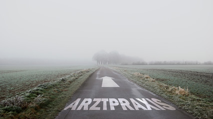 Wall Mural - Schild 402 - Arztpraxis