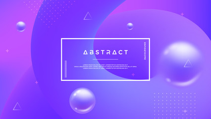 Wall Mural - purple abstract background with a dynamic liquid shape. minimal fluid background for posters, placar