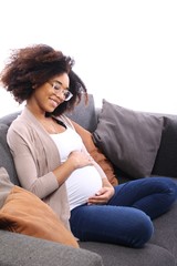 Wall Mural - Beautiful pregnant woman