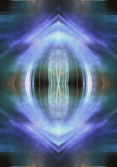 Canvas Print - abstract artistic 3d computer generated smooth energetic colorful fractal background