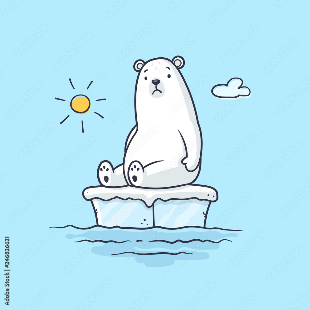 Sad Polar Bear Cartoon - Khám Phá Hình Ảnh Và Ý Nghĩa Đầy Cảm Xúc