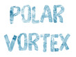 © johnmillr - Polar Vortex On White Background