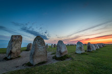 Ales Stenar - A Megalithic Stone Ship Monument In Southern Sweden