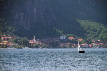 Canvas Print - Abbadia Lariana (Lago di Como, Lombardia)