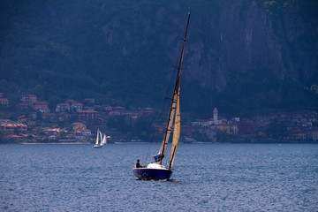 Canvas Print - Abbadia Lariana (Lago di Como, Lombardia)