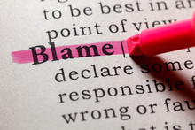Definition Of Blame