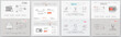 Business website template elements collection.