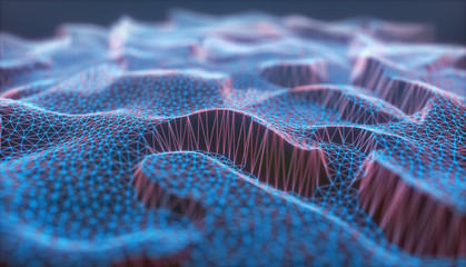 Wall Mural - cloud computing abstract background network connection