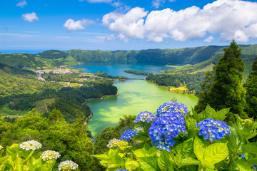 Beautiful view of Seven Cities Lake 