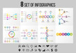 © agny_illustration - Set Of 8 Infographics Elements Vector Design Template. Business Data Visualization Infographics Timeline with Marketing Icons most useful can be used for workflow, presentation, diagrams, reports