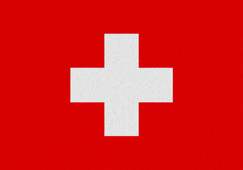 Wall Mural - Switzerland paper flag