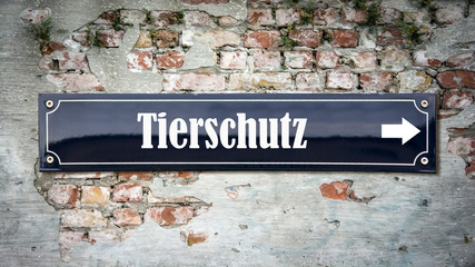 Sticker - Schild 390 - Tierschutz