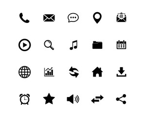 Web icon set. Set of web icon symbol vector
