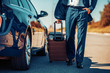 © ivanko80 - Senior businessman traveling to work wit car.