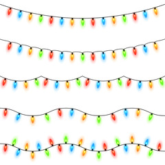 Aufkleber - Christmas lights.