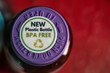 New Plastic Bottle Bpa Free Green Stamp on the top of supplement bottle