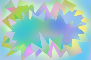 Wall Mural - cutting edge abstract zig zag geometric shard explosion open space for copy, sales flyer, ad, poster, graphic background illustration