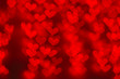 © September - red heart background with hearts