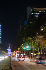 Sticker - Reforma avenue night scene