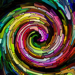 Wall Mural - Realms of Spiral Color