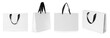 © New Africa - Set of paper bags for shopping on white background. Mockup for design