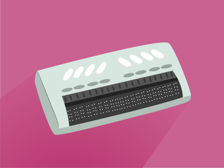 Braille Flat Illustration