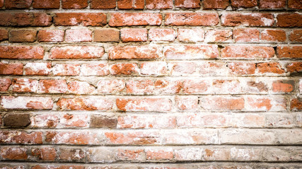 Wall Mural - Old brick wall texture. Brick wall background.