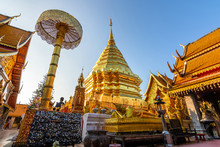 Wat Phra That Doi Suthep Is A Theravada Buddhist Temple (wat) In Chiang Mai Province, Thailand. The Temple Is Often Referred To As "Doi Suthep" 