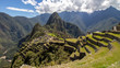 View of Archaeological Machu Picchu Peru 
