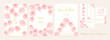 © ingara - Wedding Cards Set with Delicate Pink Roses.