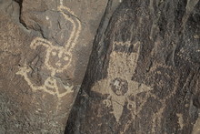Petroglyphs At Boca Negra At Petroglyph National Monument In Albuquerque, New Mexico