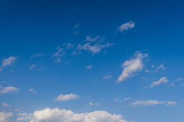 blue sky white clouds