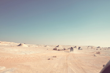 Wall Mural - White desert in Egypt