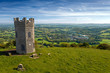 Watch tower looking over Cwmbran in south wales. known as the folly tower