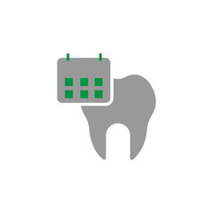 Appointment and dental icon. Element of Dental Care icon for mobile concept and web apps. Detailed Appointment and dental icon can be used for web and mobile