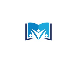 Wall Mural - Book logo