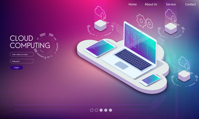 ..software, web development, cloud programming concept. abstract programming language and program co